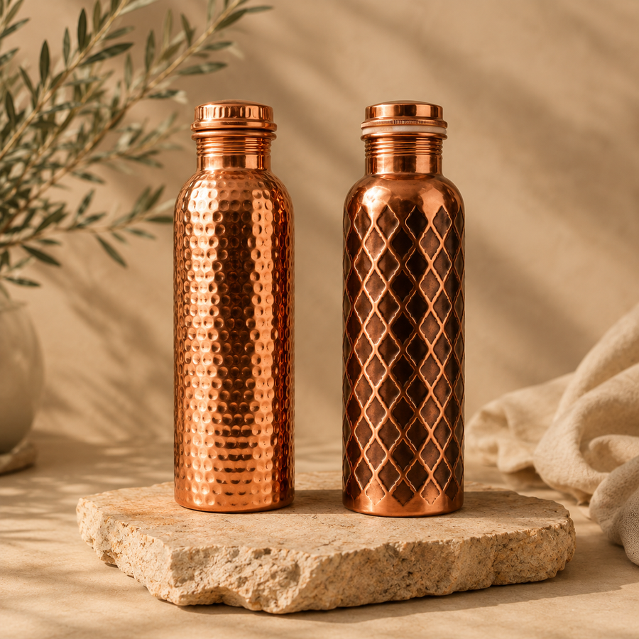 Pure Copper Water Bottles