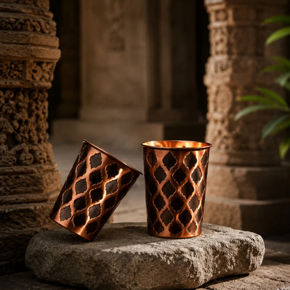Solid Copper Glass - Diamond Edition