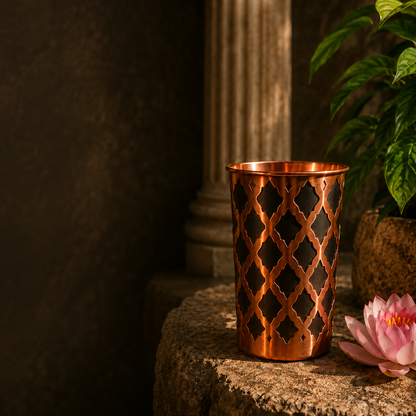 Solid Copper Glass - Diamond Edition