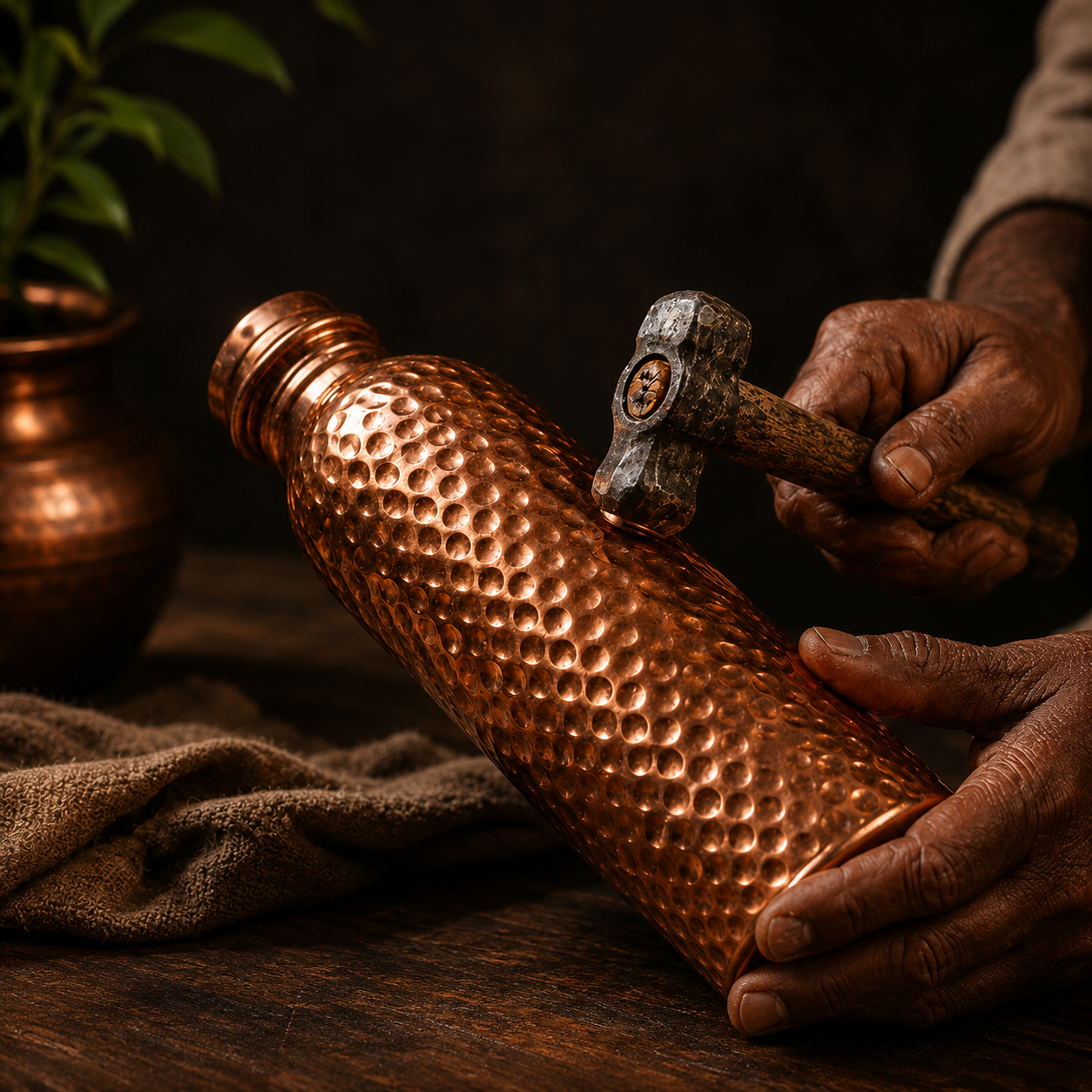 Pure Copper Water Bottle