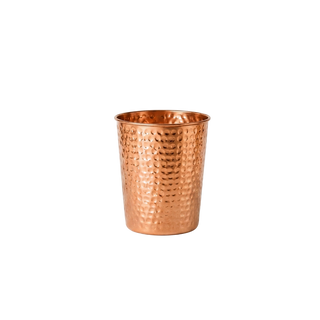 Hammered Pure Copper Glass